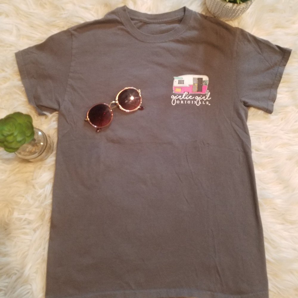Girlie Girl Originals Soft Gray Tshirt Size S